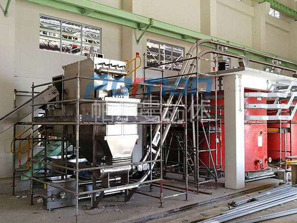 Dust-free unpacking and feeding project of 10 million tons of beneficiation agent for a steel group in the capital