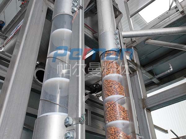 Wire rope pipe chain conveyor
