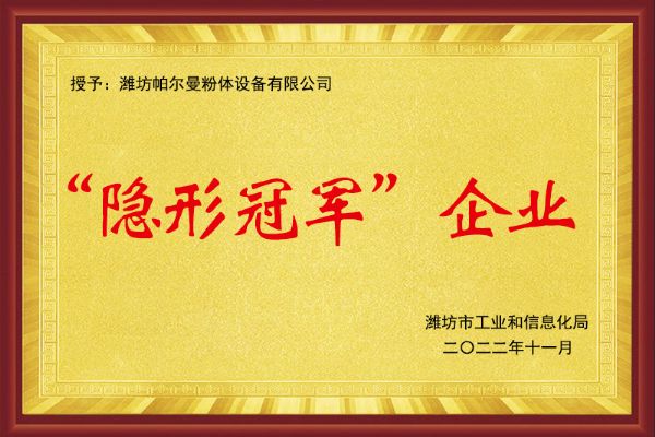 “隐形冠军”企业
