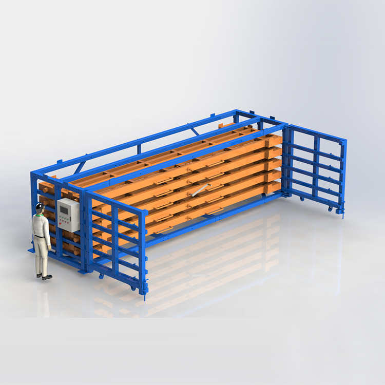 电动式抽屉板材货架