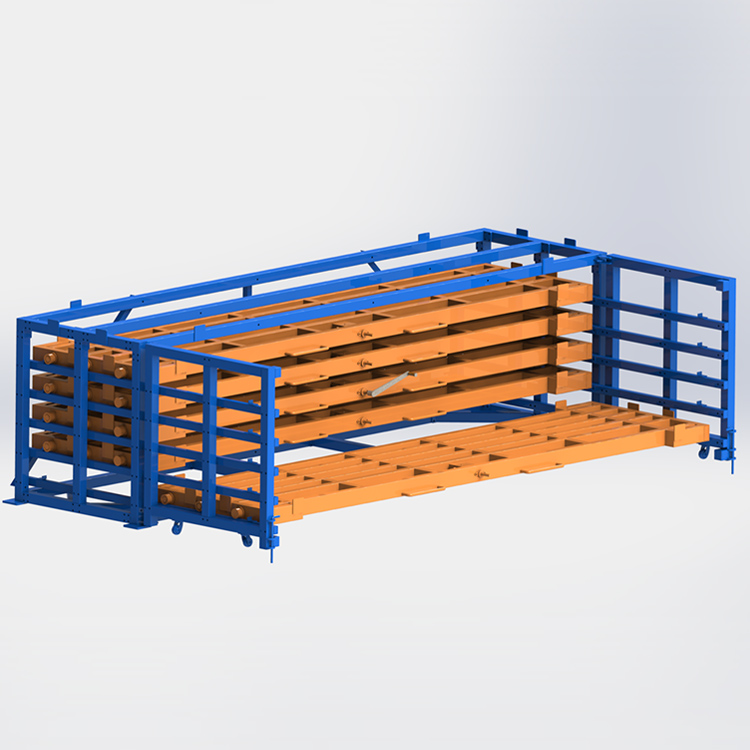 手摇式抽屉板材货架