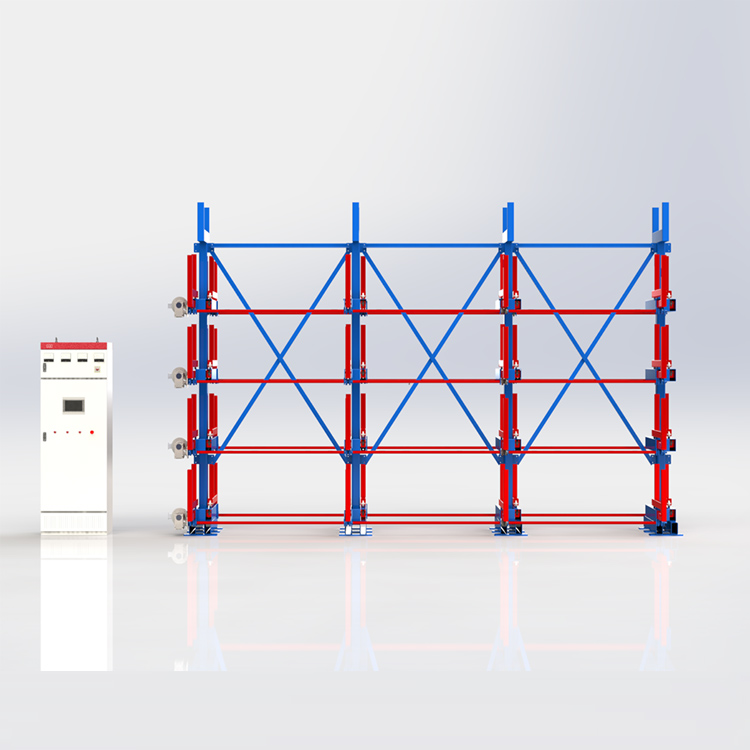 电动式抽屉板材货架