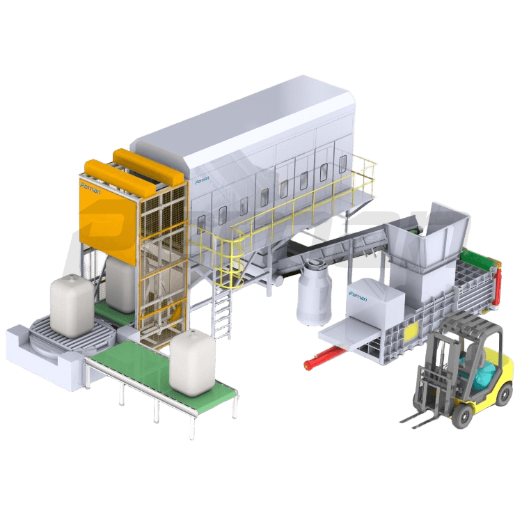 KBT-L Fully Automatic Continuous Bulk-Bag Unpacker