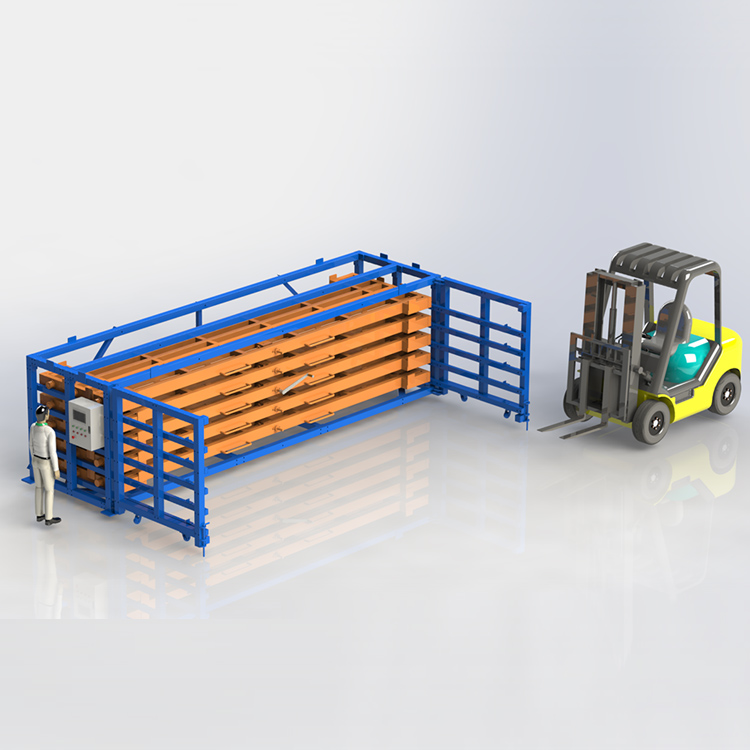 Three-Dimensional Plate Storage Warehouse
