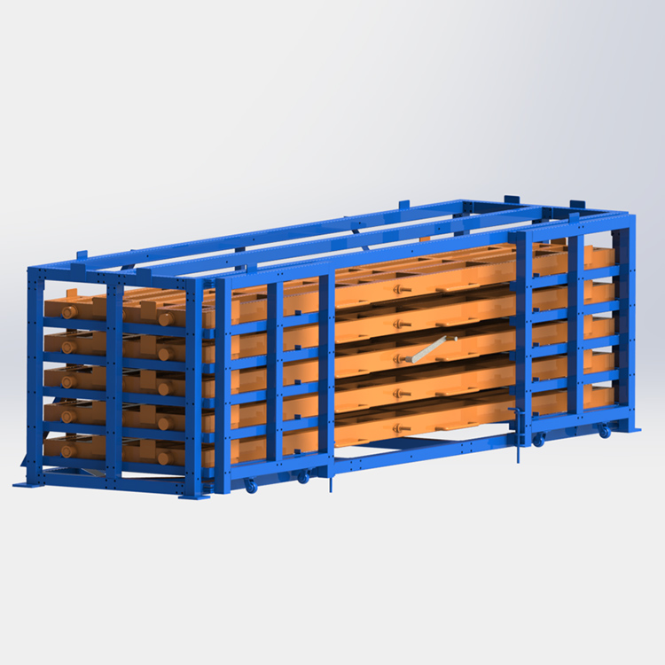 Three-Dimensional Plate Storage Warehouse